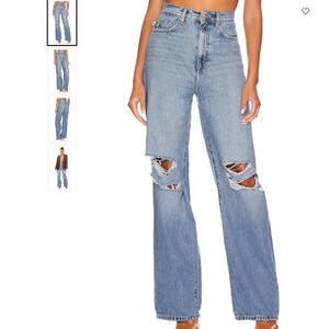 Lovers + Friends Lennon Loose Wide Leg Super High Rise Sands Key Long 28 Revolve